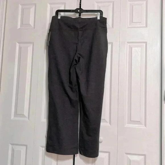 AVE Leisure charcoal gray Cotton knit boot leg legging pants - Picture 10 of 10